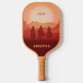 Arizona Sunset custom monogram Pickleball Paddle (Voorkant)