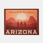 Arizona Sunset custom name door mats Deurmat (Voorkant)