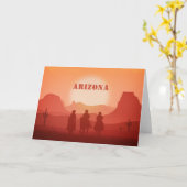 Arizona Sunset custom wenskaart Kaart (Gele Bloem)