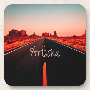 Arizona Sunset Desert Red Rocks Bier Onderzetter