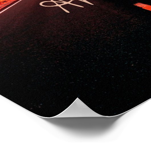 Arizona Sunset Desert Red Rocks Poster (Hoek)