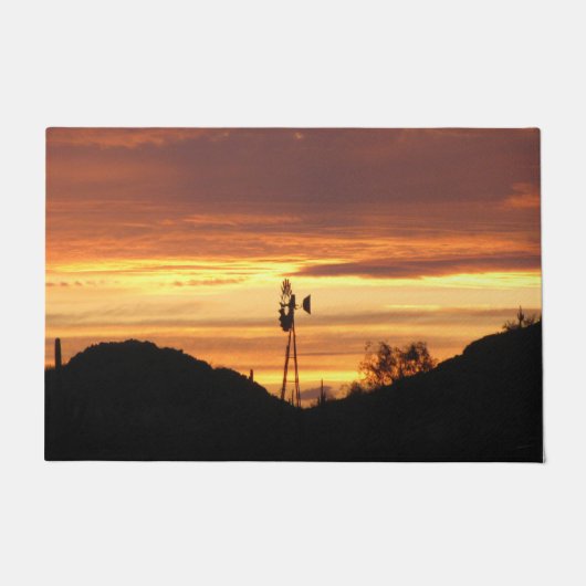 Arizona Sunset door Mat (Voorkant)