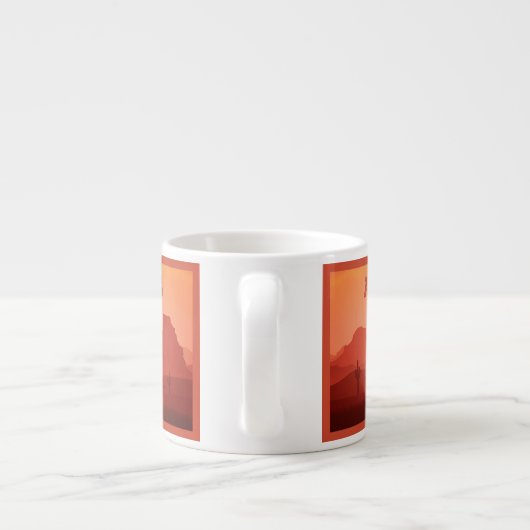 Arizona Sunset espresso mok (Achterkant)