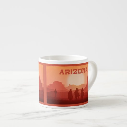 Arizona Sunset espresso mok (Voorkant rechts)