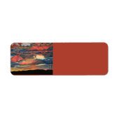 Arizona Sunset Etiket (Voorkant)