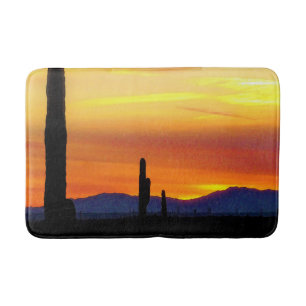 Arizona Sunset / Helder Sinaasappel / Cactus Silho Badmat