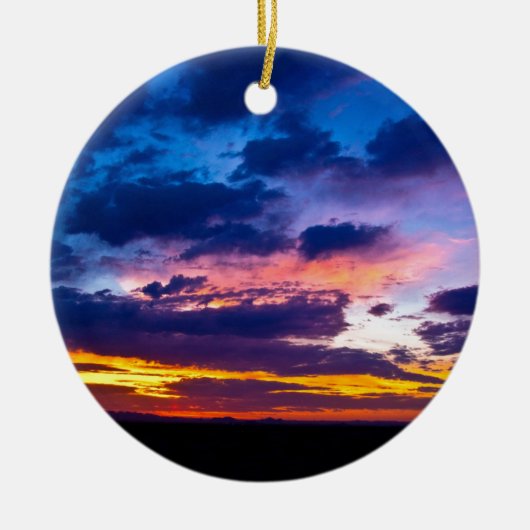 Arizona Sunset Keramisch Ornament (Voorkant)