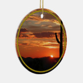 Arizona Sunset—mooi, Keramisch Ornament (Rechts)