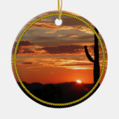 Arizona Sunset—mooi, Keramisch Ornament (Voorkant)