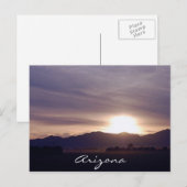 Arizona Sunset Postcard Briefkaart (Voorkant / Achterkant)