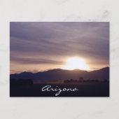 Arizona Sunset Postcard Briefkaart (Voorkant)