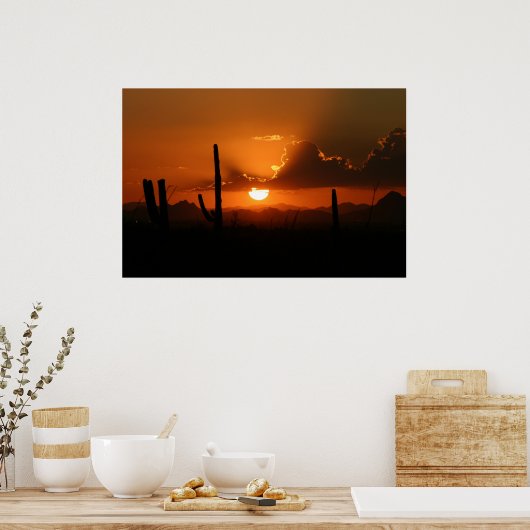 Arizona Sunset Poster (Keuken)