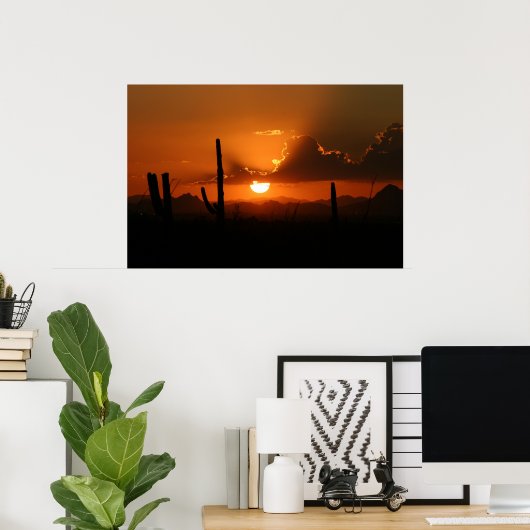 Arizona Sunset Poster (Thuiskantoor)