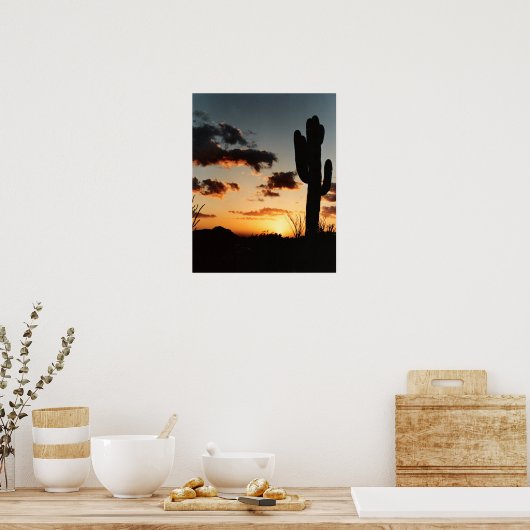 Arizona Sunset Poster (Keuken)