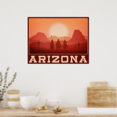Arizona Sunset poster 2 (Keuken)