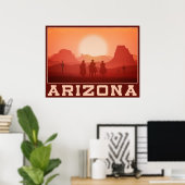 Arizona Sunset poster 2 (Thuiskantoor)