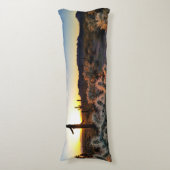 Arizona Sunset Sonoran Desert met Saguaro Cactus Lichaamskussen (Voorkant Verticaal)