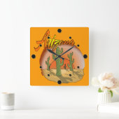 Arizona Sunset Wall Clock Vierkante Klok (Huis)