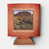 Arizona Superstition Mountain Cactus Terracotta Blikjeskoeler (Voorkant)