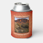 Arizona Superstition Mountain Cactus Terracotta Blikjeskoeler (Blikje Achterkant)