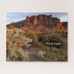 Arizona Superstition Mountain Cholla Cactus Legpuzzel