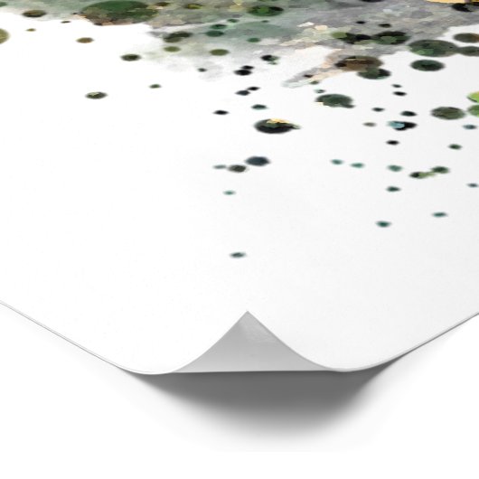 Arizona Superstition Mountain Saguaro Cactus Poster (Hoek)