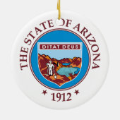 Arizona-teken Keramisch Ornament (Achterkant)