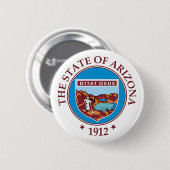 Arizona-teken Ronde Button 5,7 Cm (Voorkant /achterkant)