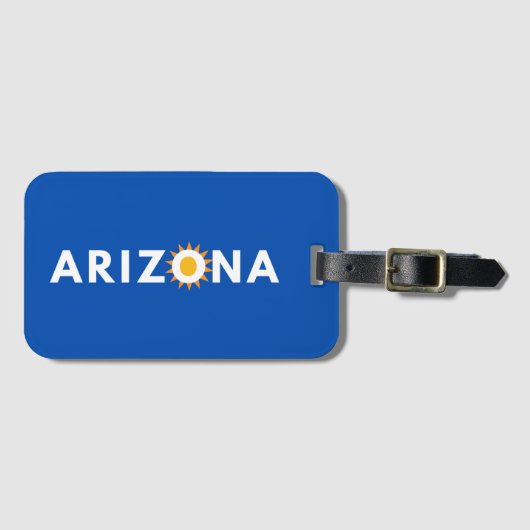 Arizona Tekst Bagagelabel (Voorkant (horizontaal))