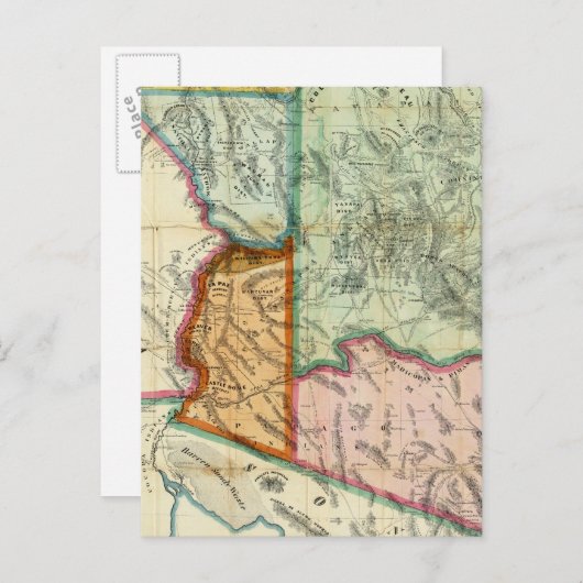 Arizona Territory Briefkaart (Voorkant / Achterkant)