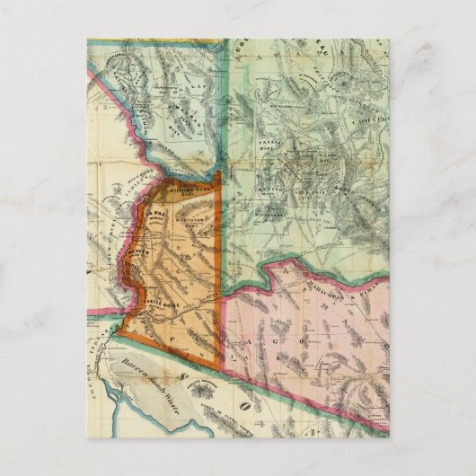 Arizona Territory Briefkaart (Voorkant)