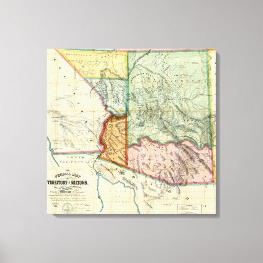 Arizona Territory Canvas Afdruk (Voorkant)