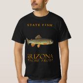 Arizona Territory Vis de Apache forel T-shirt (Voorkant)