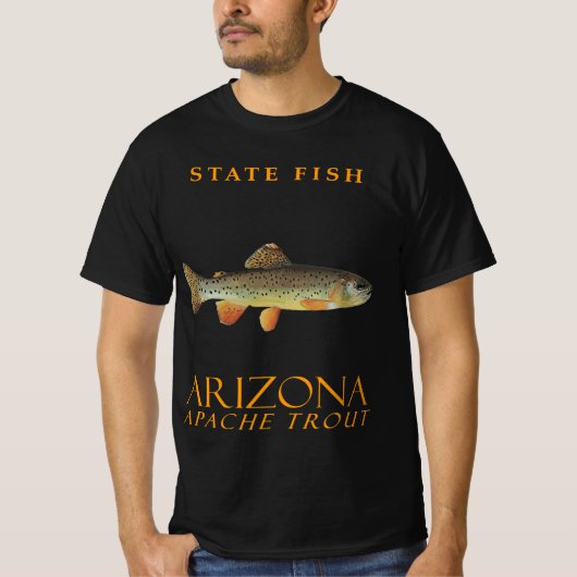 Arizona Territory Vis de Apache forel T-shirt (Voorkant)