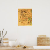 Arizona TerritoryPanoramic MapArizona Poster (Keuken)
