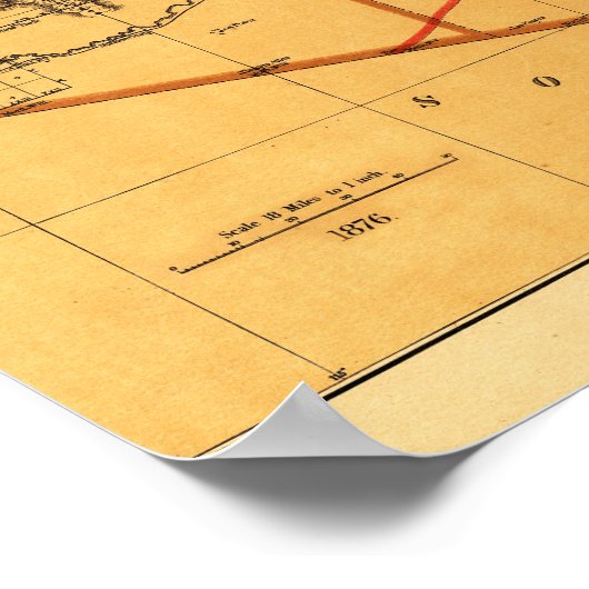 Arizona TerritoryPanoramic MapArizona Poster (Hoek)