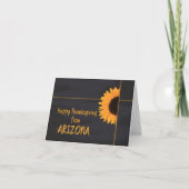 Arizona Thanksgiving Kaart (Voorkant)
