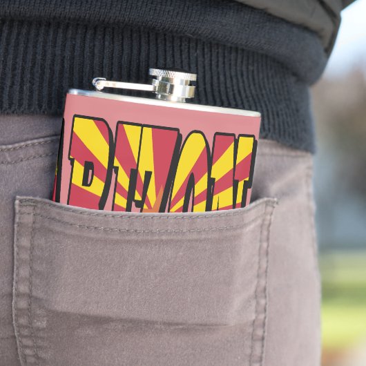 Arizona the Grand Canyon State Heupfles (Voorbeeld)