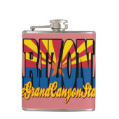 Arizona the Grand Canyon State Heupfles (Voorkant)