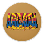 Arizona the Grand Canyon State Keramische Knop (Voorkant)