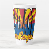 Arizona the Grand Canyon State Latte Mok (Voorkant)