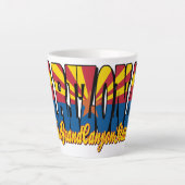Arizona the Grand Canyon State Latte Mok (Voorkant)