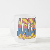 Arizona the Grand Canyon State Matglas Koffiemok (Voorkant links)