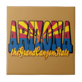 Arizona the Grand Canyon State Tegeltje (Voorkant)