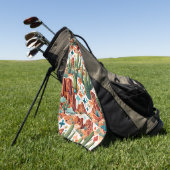 Arizona-thema met Cactus Golfhanddoek (Groen)