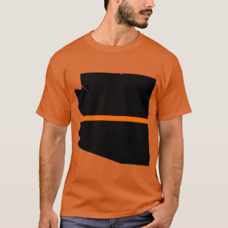 Arizona Thin Oranje lijn T-shirt