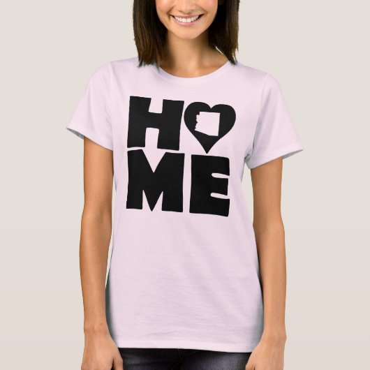 Arizona Thuis Hart Staat T-Shirt (Voorkant)