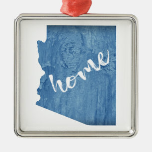 Arizona Thuis Houtnerf Metalen Ornament