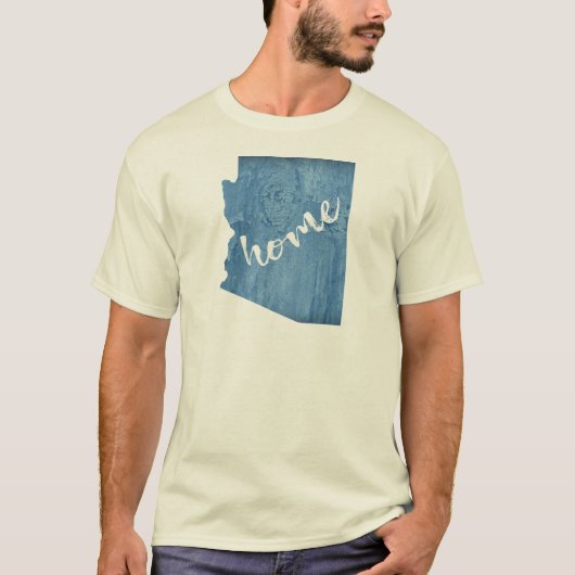 Arizona Thuis Houtstructuur T-shirt (Voorkant)