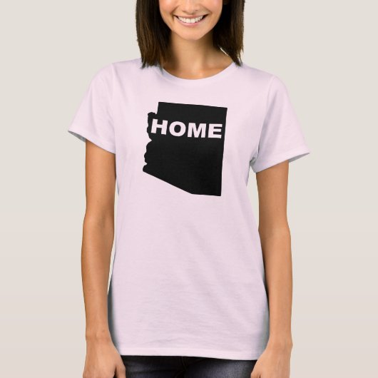 Arizona Thuis Weg Van State T-Shirt Tees (Voorkant)